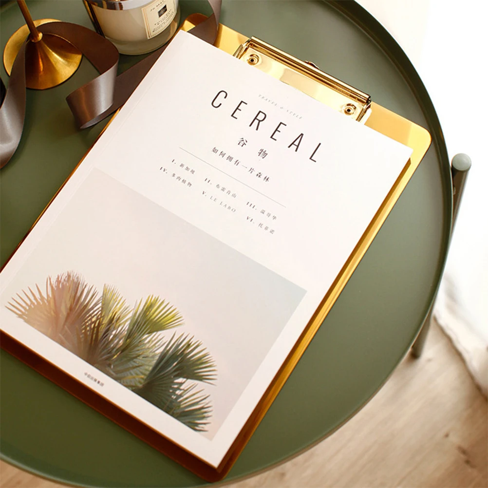 Папка для бумаги из нержавеющей стали дома школы и офиса