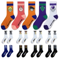 cartoon personalized anime print socks novelty fashion funny men sock comfort happy colorful basketball skateboard cotton socks