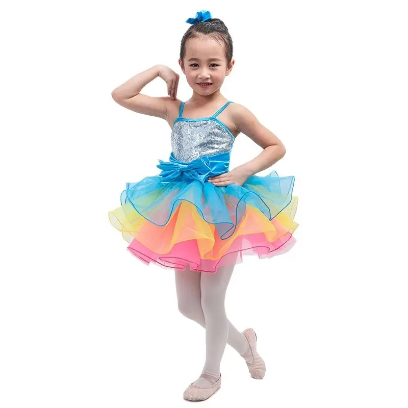 16052 год новый лиф с блестками детский танцевальный костюм для выступления на