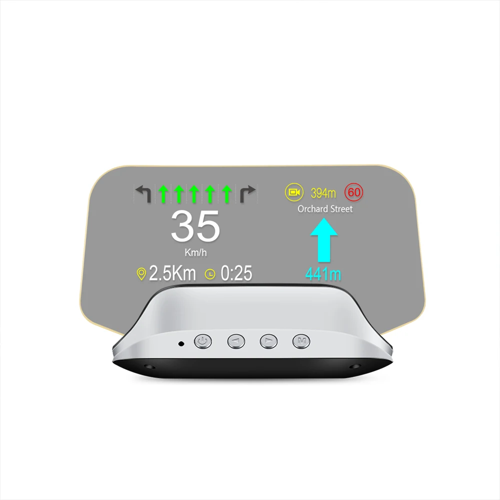 QC Навигационная проекция C3 Автомобильный OBD2 + GPS HUD Спидометр Температура воды Напряжение Часы Обмин Сигнализация превышения скорости Проекционный дисплей ﻿ (art.: 3920d2e48c5ca) - 3920d2e48c5ca