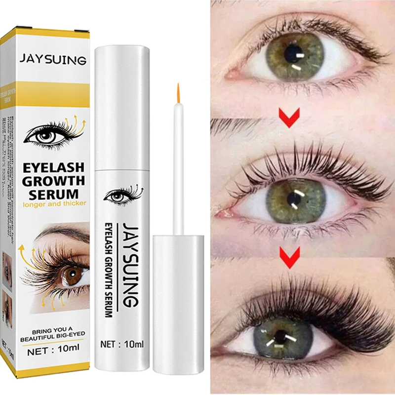 Eyelash Growth Serum Eyelash Enhancer Eyebrow Hair Growth Essence Lash Lift Lengthening Longer Fuller Nourishing Eye Care Makeup