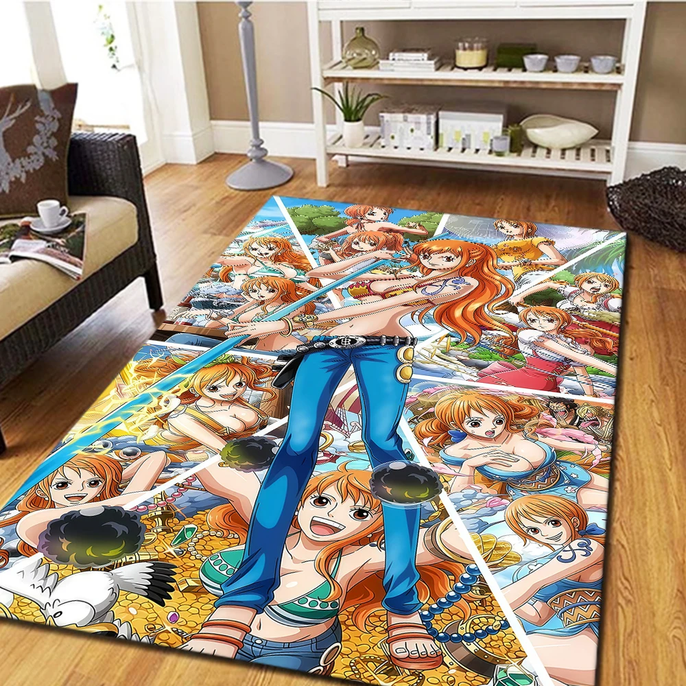 Фото Ковер One Piece Nami для гостиной, спальни, домашнего декора, крутой киноковер и игровой коврик для пола -HE119 №1