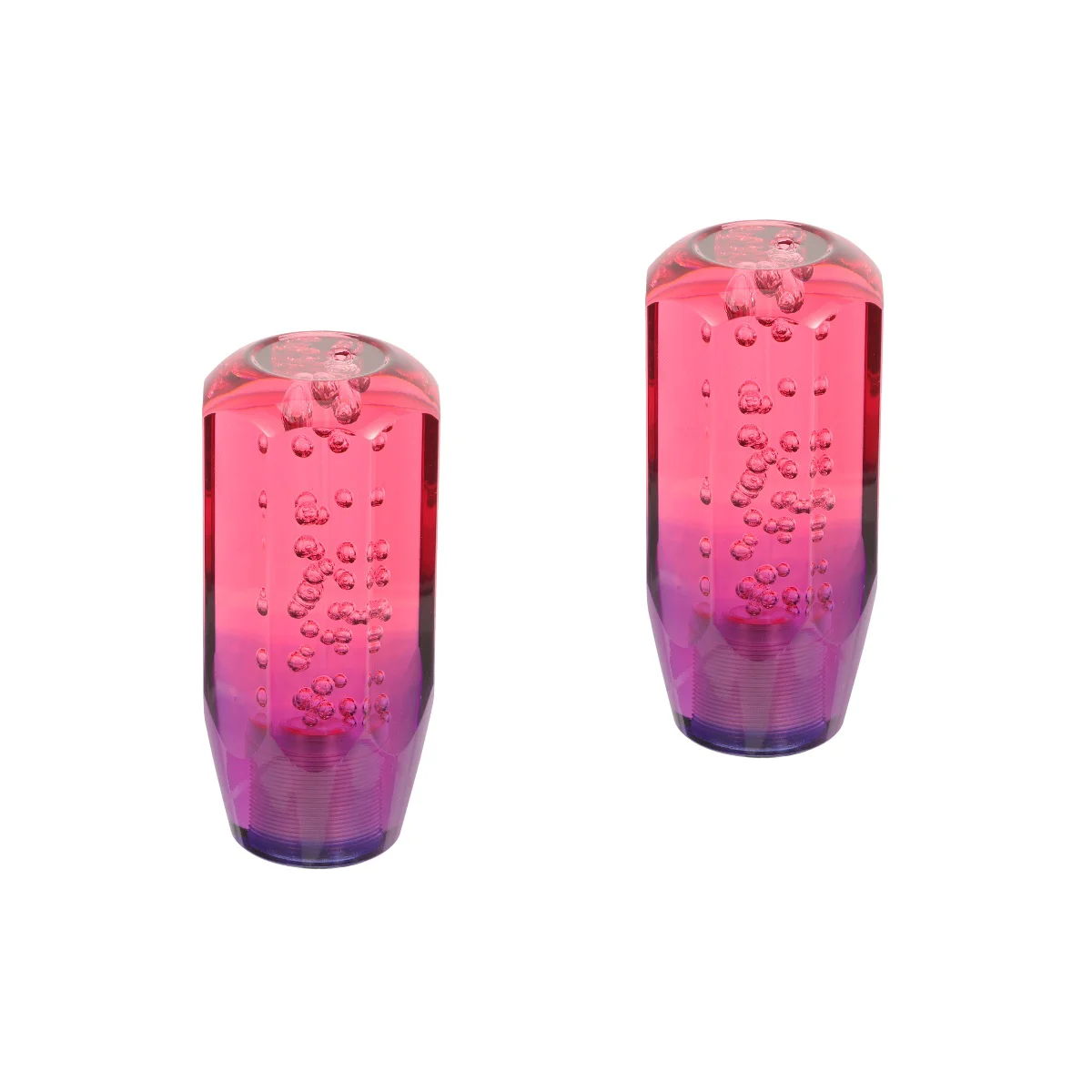 

2pcs Shifter Knob Auto Transmission Shifter 10cm Acrylic Gear Shift Knob Accessory