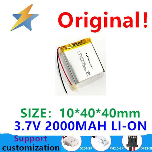 

Купить больше будет дешево 104040 3,7 в 2000 мАч аварийный источник питания косметическое зеркало литий-ионная батарея Заводская продукция Новин...