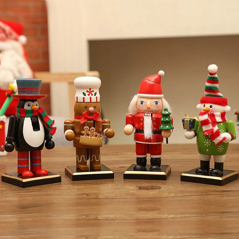 16 См Рождественское Украшение Из Орехового Дерева Фигурка Солдата Деревянная