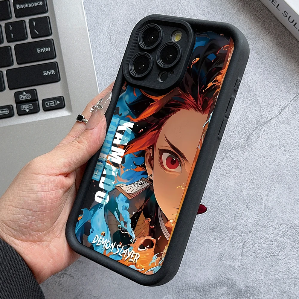 Чехол для телефона Demon Slayer Nezuko Kyoujurou Oppo A78 A58 A57 A54 A38 Reno 12 11 10 8 7 T Z F Pro Plus 4G 5G Soft Cover Funda