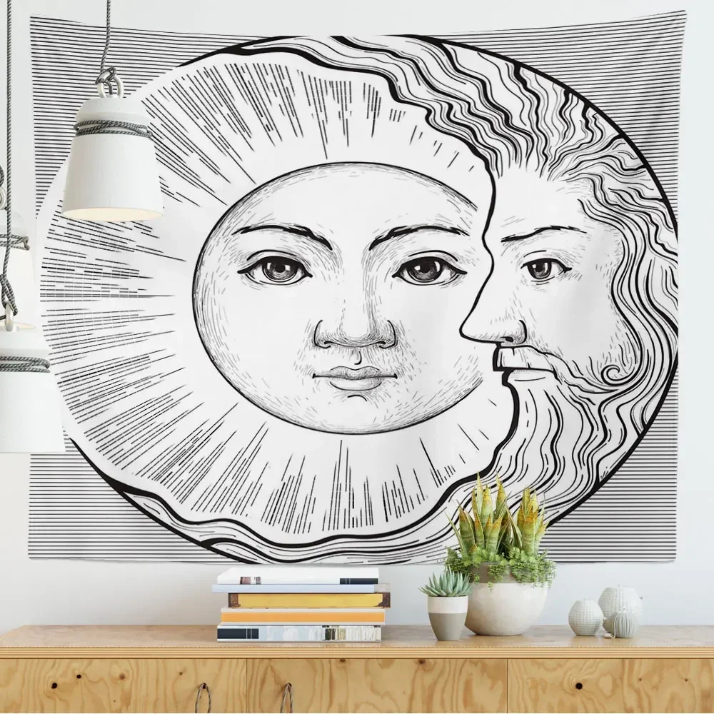 Психоделическая Астрология солнце и искусственная мандала украшения для