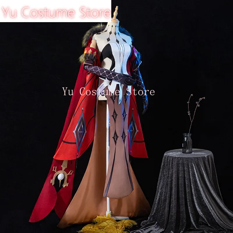 Игра Genshin Impact Косплей La Signora Костюм Yu The Fair Lady Хэллоуин Униформа костюмы для женщин