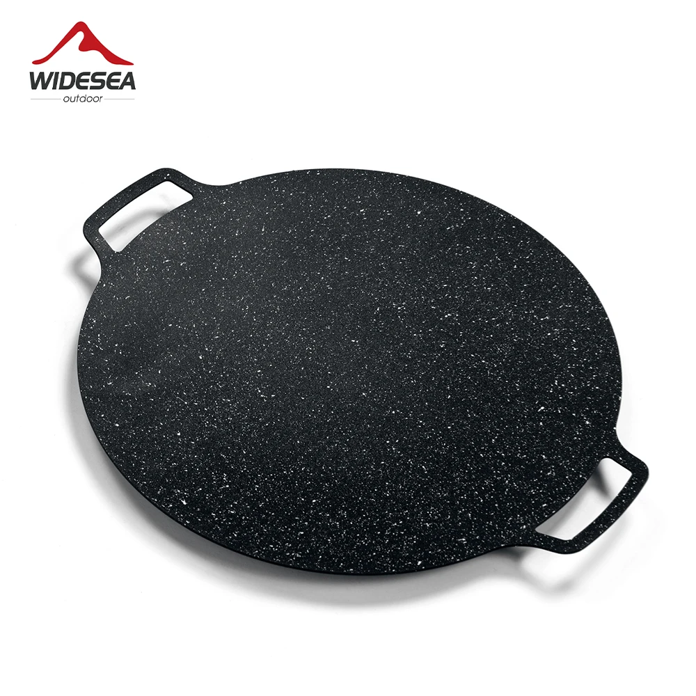 

Widesea Camping Nonstick Frying Pan Pot Bowl Ultra-light Plate Tableware Cooking Utensils Bbq Picnic Cookware Equipment