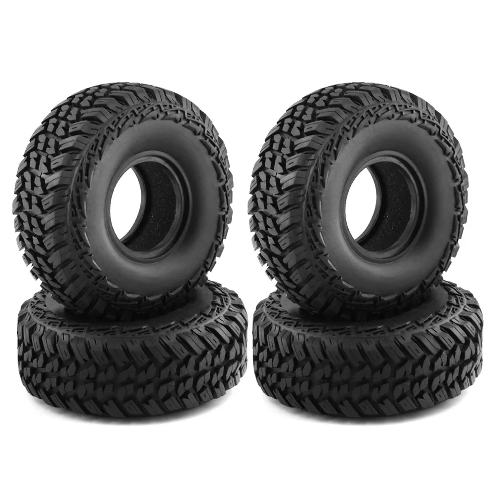 

4Pcs/Set 120mm 1.9" Rubber Tyres Wheel Tires Replacement For Traxxas TRX-4 Axial SCX10 90046 D90 1/10 RC Crawler Car Accessories