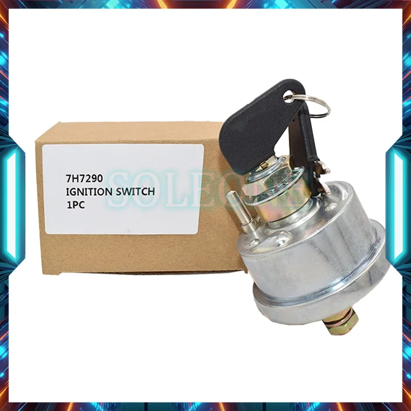 7H7290 7N-0718 Выключатель зажигания с ключами для Caterpillar 725 730 735 740 D250E D300E Колесный