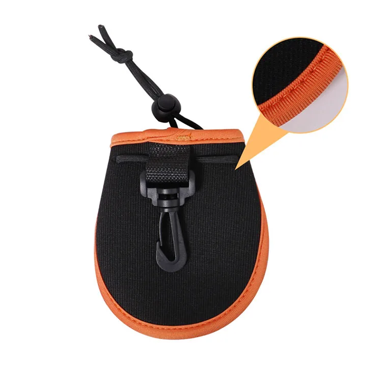 Ball Cleaning Bag Nylon Golf Wiping Storage Bags Cleaning Po