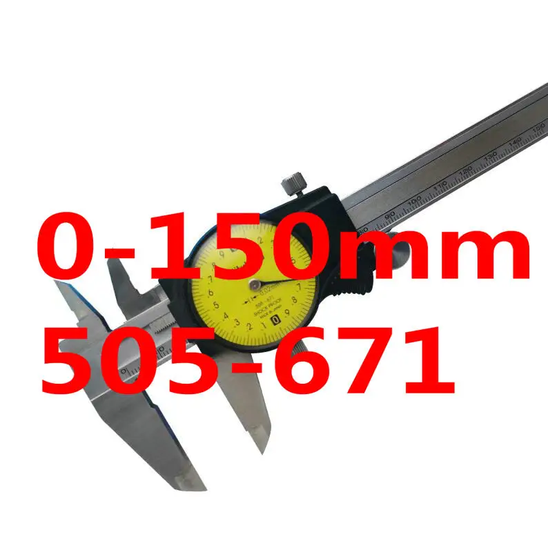 

2023 NEW Caliper 6in 0-150mm 505-671 0-200mm 505-672 300mm 505-673 0.02mm Vernier Calipers Measuring Industrial Grade Tools