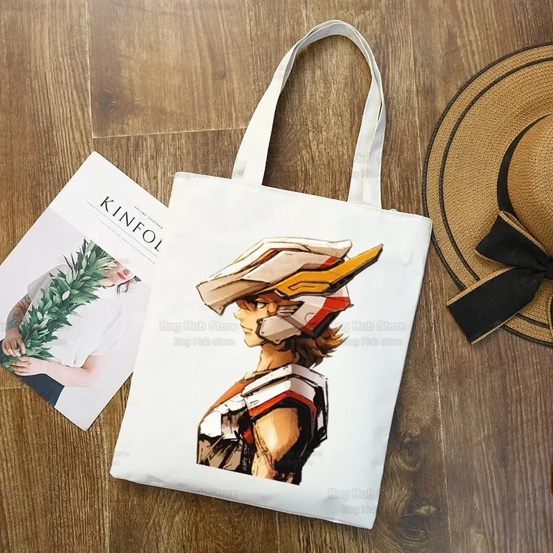 Сумка-шоппер Saint Seiya Женская Холщовая Сумка-тоут с принтом Аниме Сумка Seya