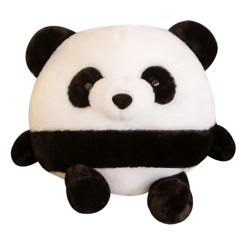 

Cute cute spherical round chubby panda pillow plush doll toy large doll
