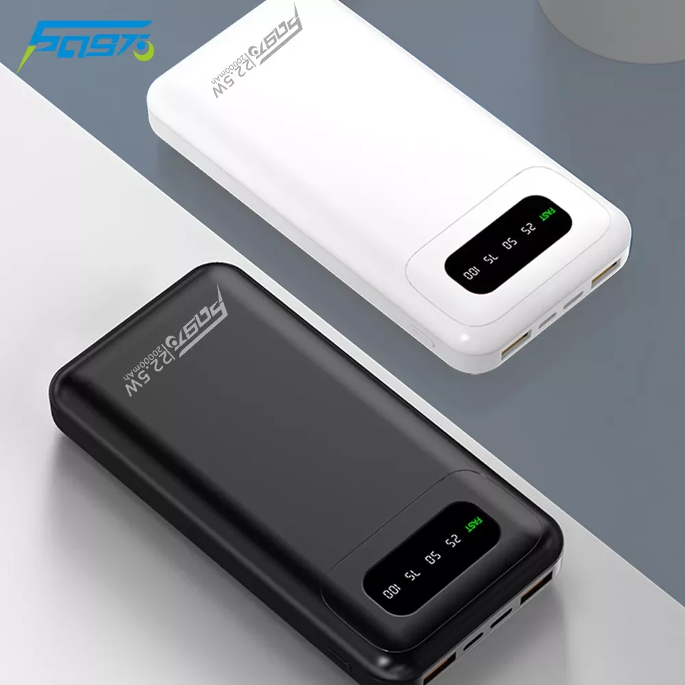 

2023NEW Power Bank 20000mAh Portable Charging Poverbank Mobile Phone External Battery Fast Charging Powerbank For IPhone 13 Xiao