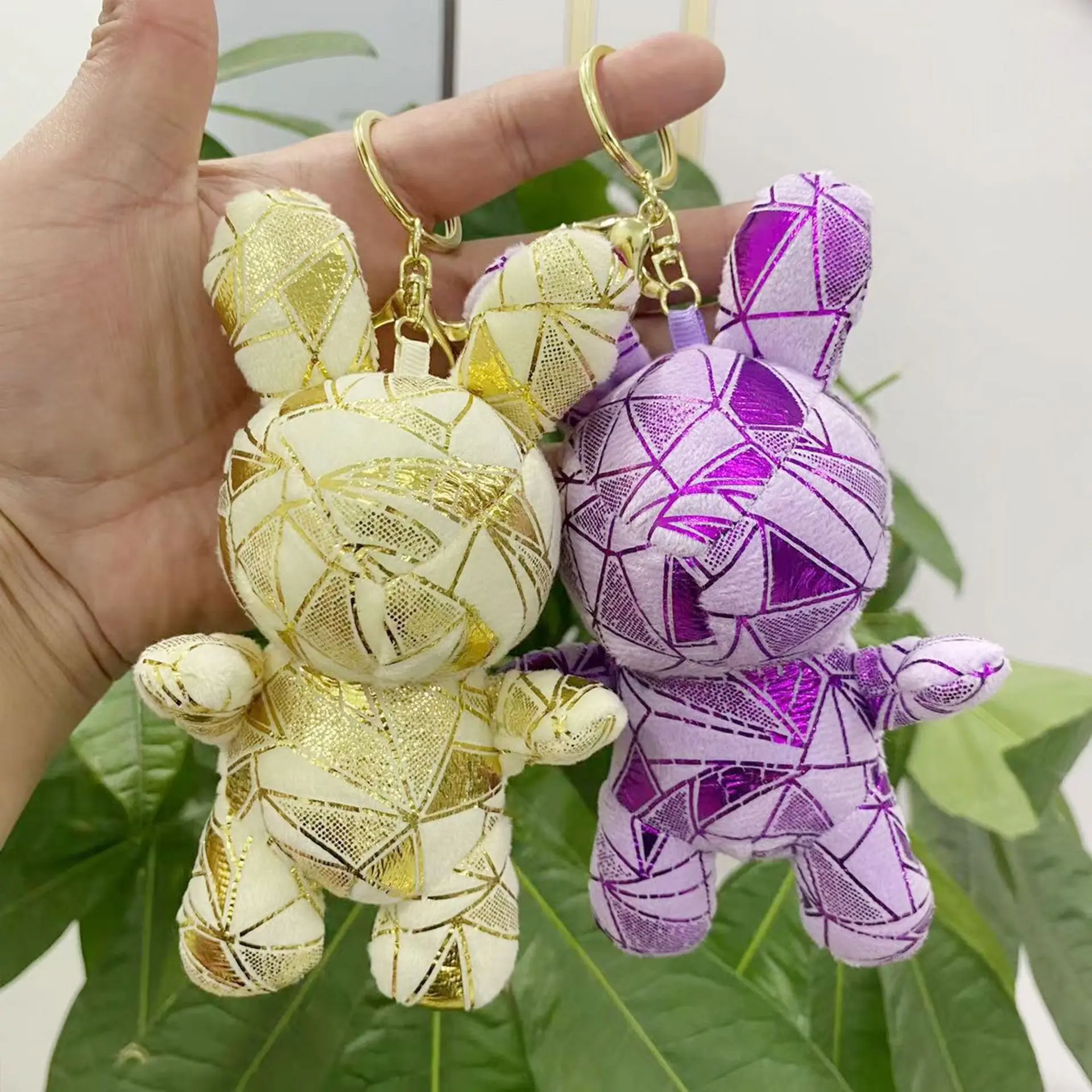 

new lovely Exquisite Colorful Rabbit pendant Exquisite keychain fashione soft pretty decorate fashione doll couple birthday gift