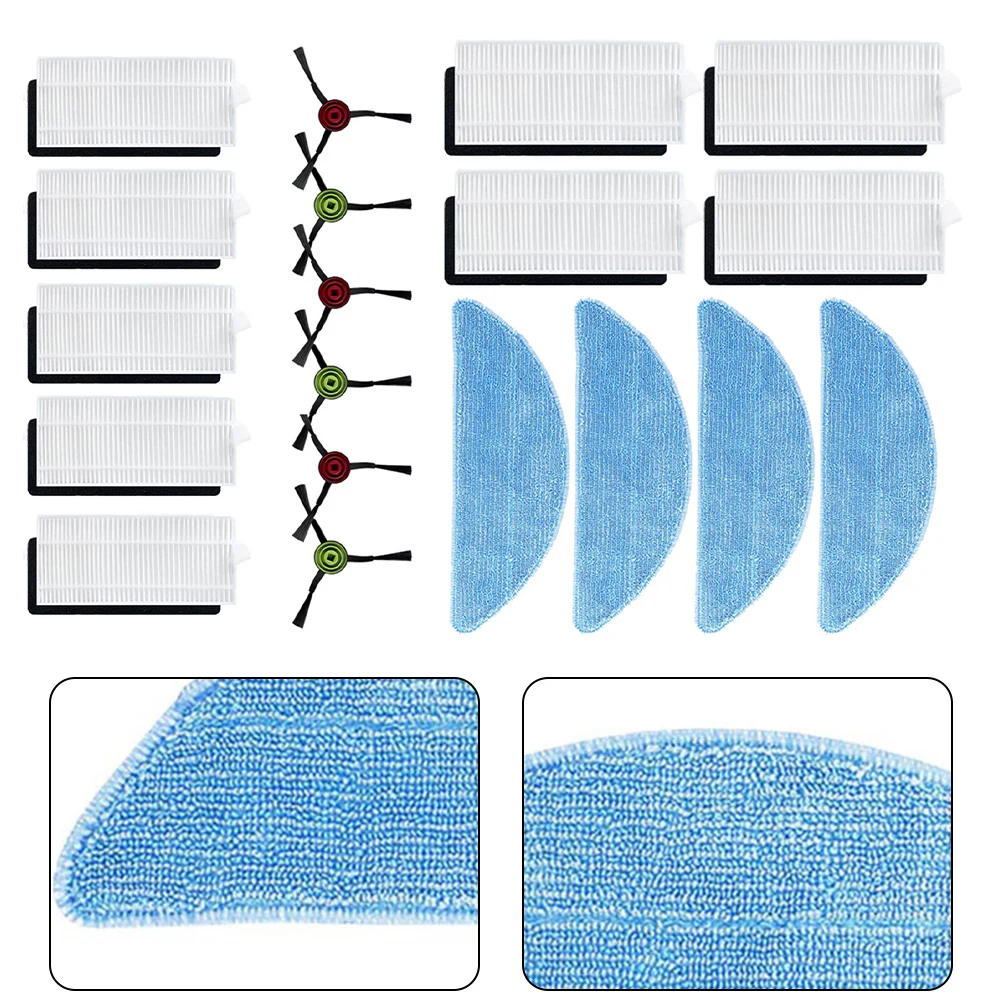 

Side Brush Filter Mop Cloth Kit For Cecotec Conga Eternal Pet Max X-Treme/ Titanium / Vital Cleaner Vacuum Spare Parts Cleaning