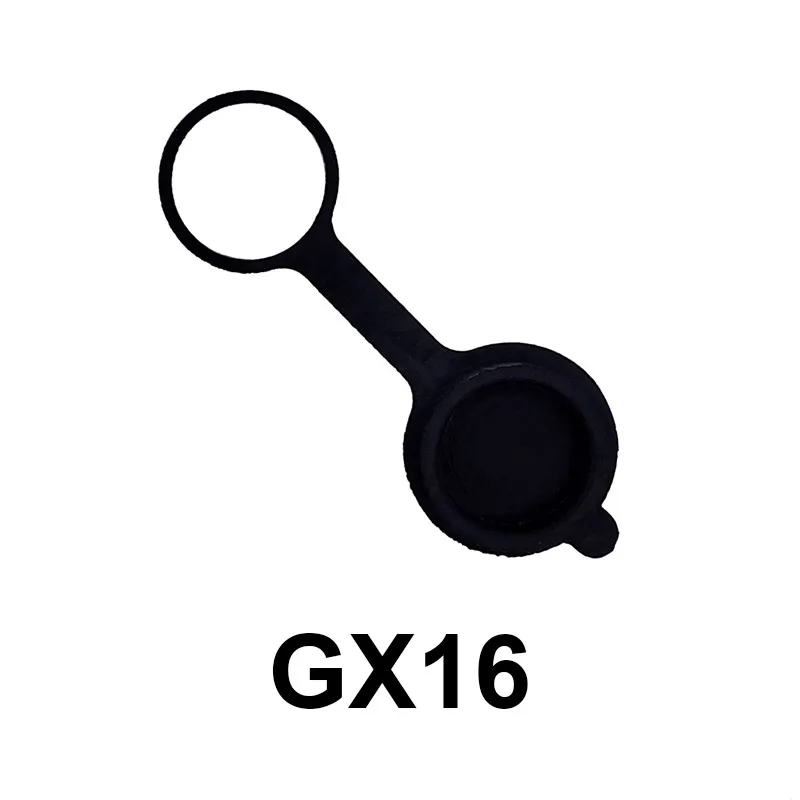 

10 шт. GX12 GX16 GX20 крышка разъема водонепроницаемая пылезащитная металлическая крышка круглый разъем защитная резиновая крышка