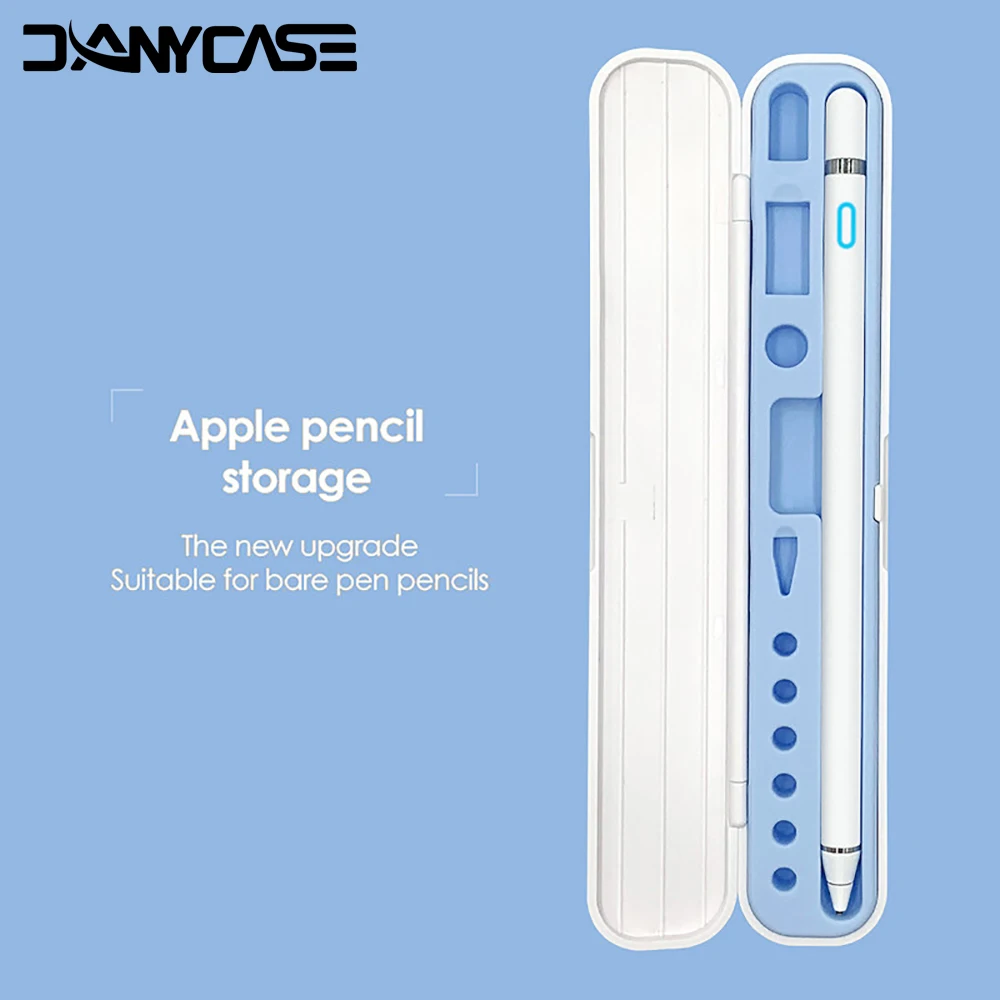 

Portable Pencil Holder Case For Apple Pencil Storage Box Hard Cover For Stylus Pencil Apple Pencil accessories