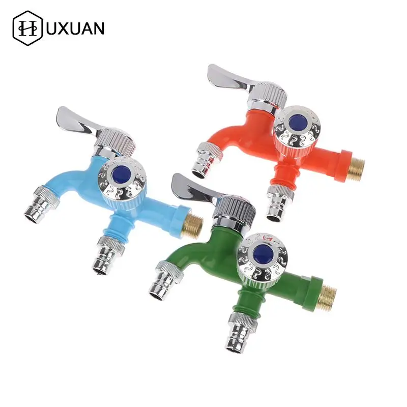 

Смеситель Пластиковый с двойным управлением и двойным выходом, 1/2 дюйма