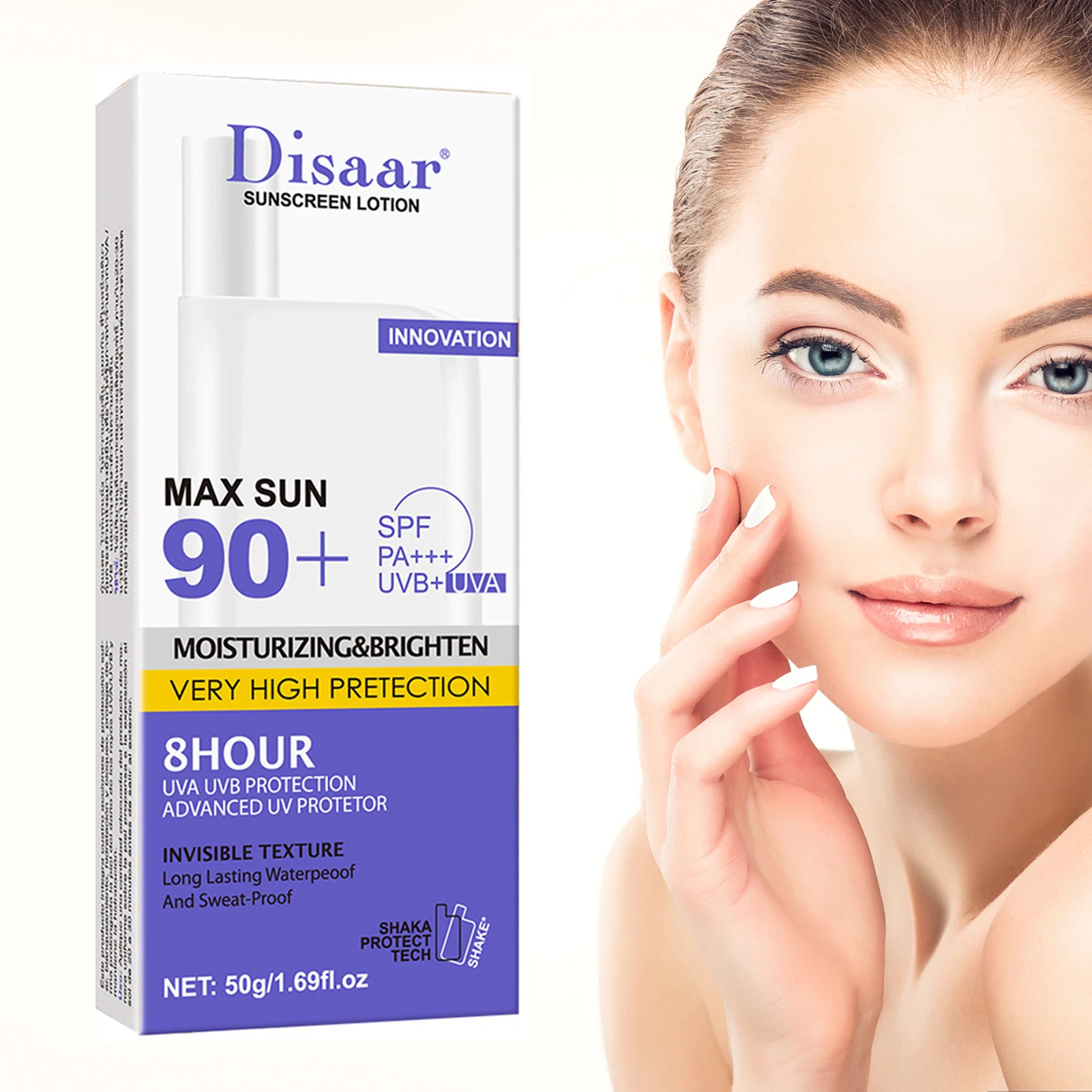 

Facial Body Sunscreen SPF90+ Whitening Sun Cream Sunblock Skin Protective Cream Anti-Aging Oil-control Moisturizing Sunscreen