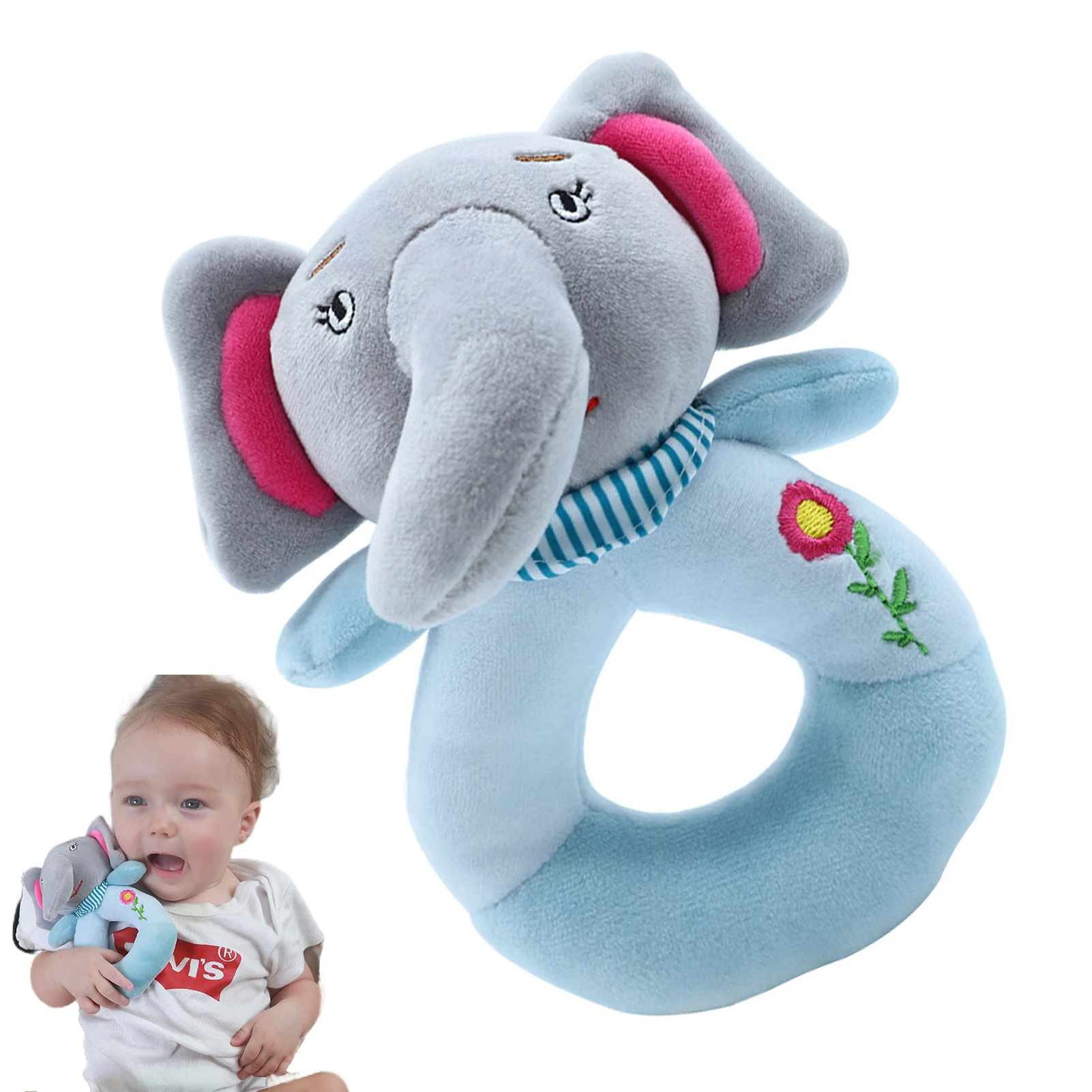 

Soft Newborn Rattles Early Development Babies Plush Rattles Toys For Toddlers Early Childhood Gift Christmas Gift Birthday Gift