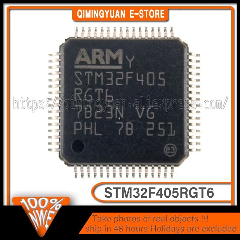 

(1piece)100% New STM32F405RGT6 STM32F405 32F405RGT6 RGT6 QFP64 Chipset