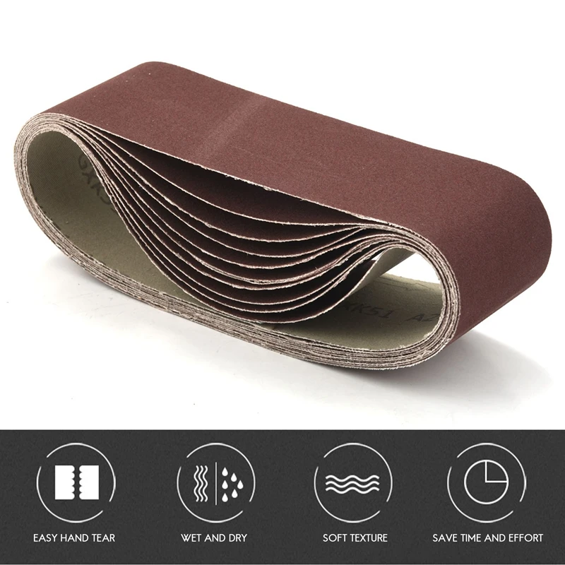 10 шт./упаковка ленты из оксида алюминия 3 х21 дюйм