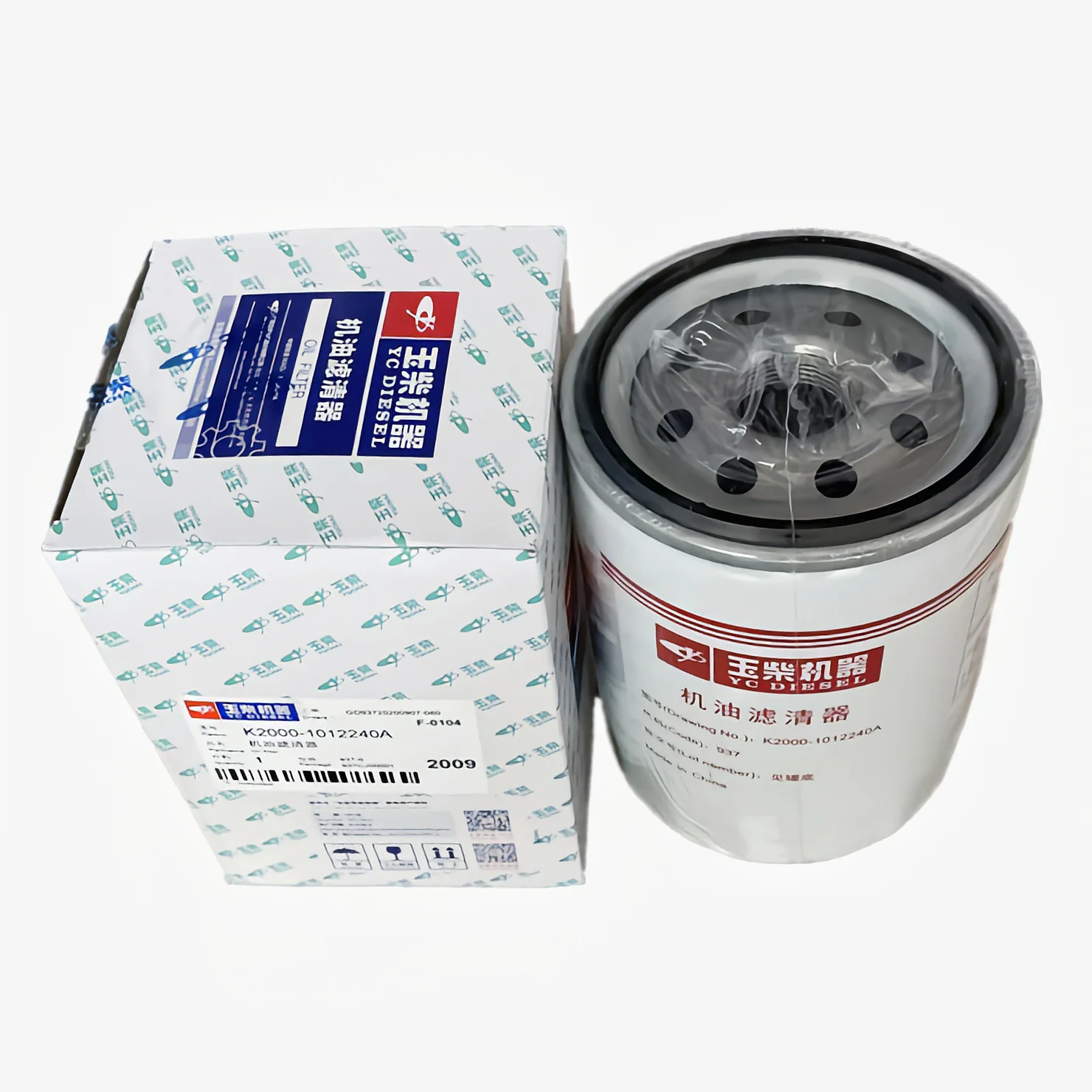 Yuchai K2000-1012240A элемент масляного фильтра Оригинальный масляный фильтр двигателя YC6M