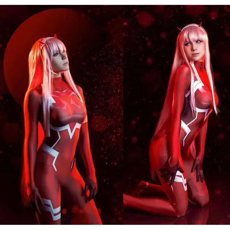 Coslan костюм Zero Two для косплея adults kids