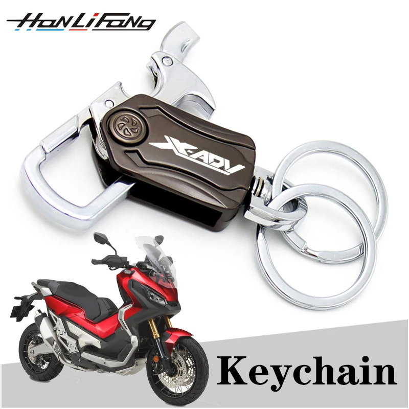 

For Honda XADV X-ADV 750 X ADV Motorcycle Keychain Custom Lettering Key Chain Accessories Metal Keyring Multi-Function Keychain