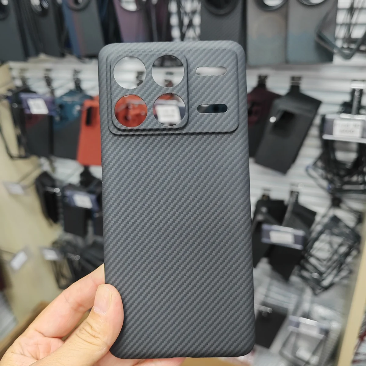 Чехол из углеродного волокна для телефона Redmi K70 и Pro Ультратонкий чехол