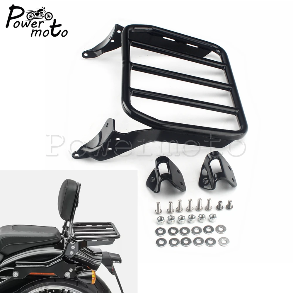 

Задняя спинка мотоцикла, багажник для Harley Softail Fat Boy FLFB 114 FLFBS Breakout FXBR 14 FXBRS 2018-20