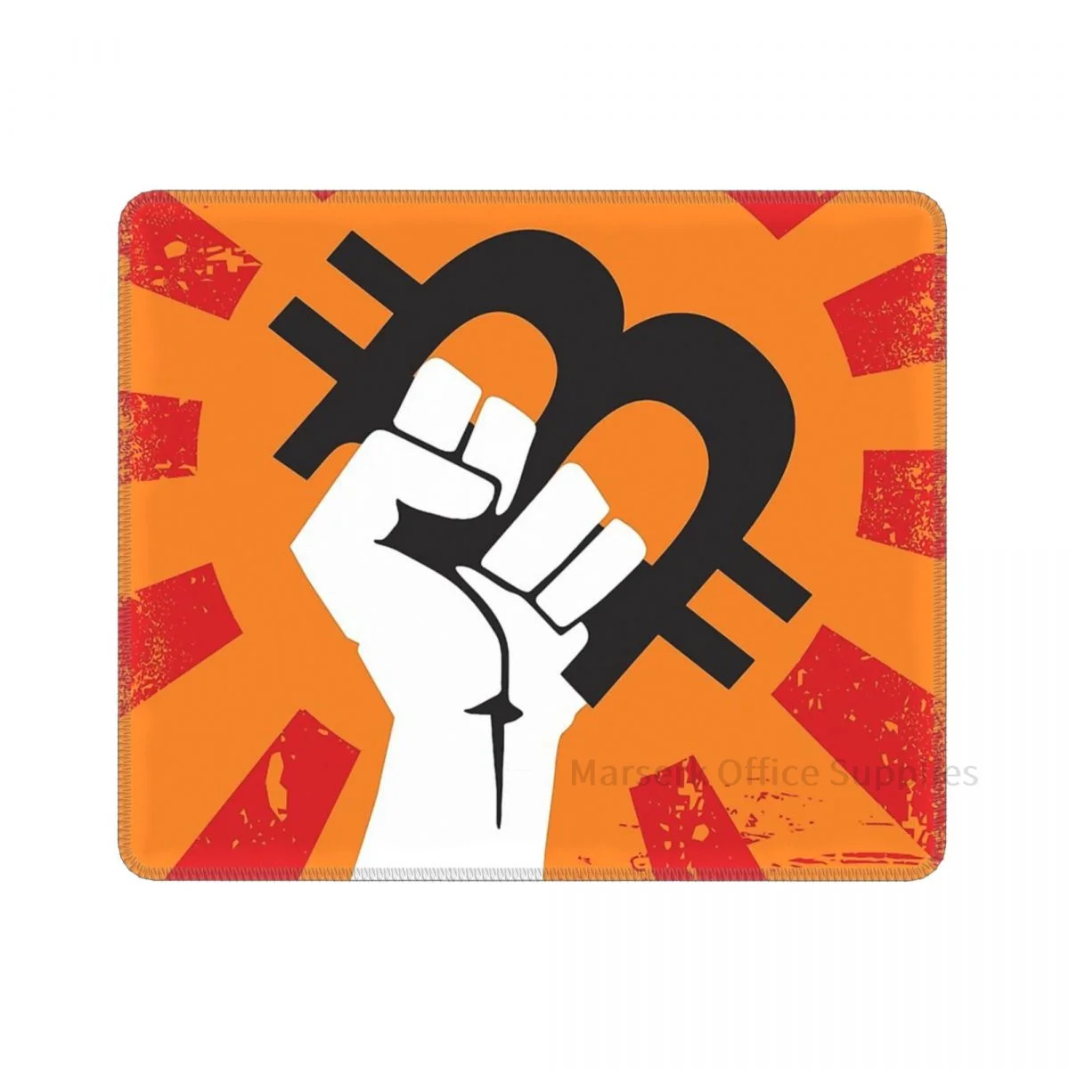 

Bitcoin Revolution Mouse Pad Gaming Desktop Keyboard Mat Creative Deskpad Lock Border Antiskid Personalized