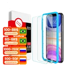 2 шт., защитная пленка для iPhone 11 12 13 Mini Pro Max X 8 7 6 S Plus XS XR SE 2020 HD