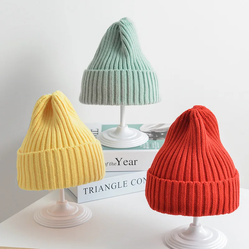 

Children Winter Hats for Newborn Boys Crochet Bonnet Toddler Girl Cap Kids Baby Photography Props Boy Accessories Warmer Stuff