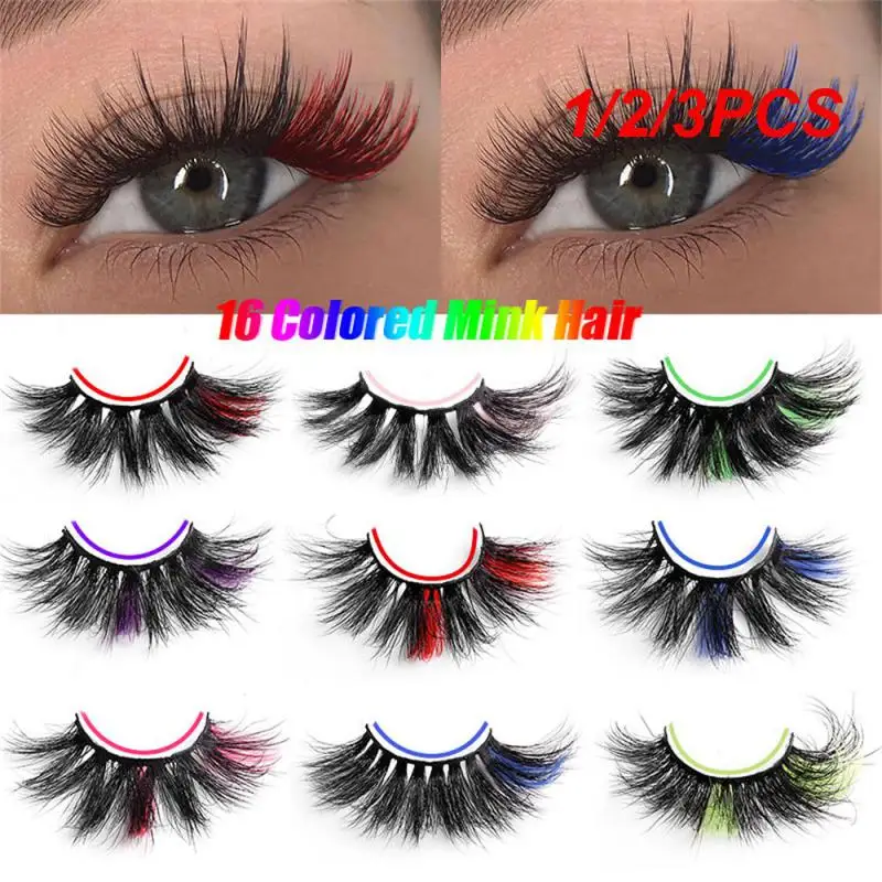 

1/2/3PCS Visofree 5paris/10pairs Faux Mink Eyelashes Make Up False Cils Hand Made Fake Eyelashes Wholesale Thick Eyelashes
