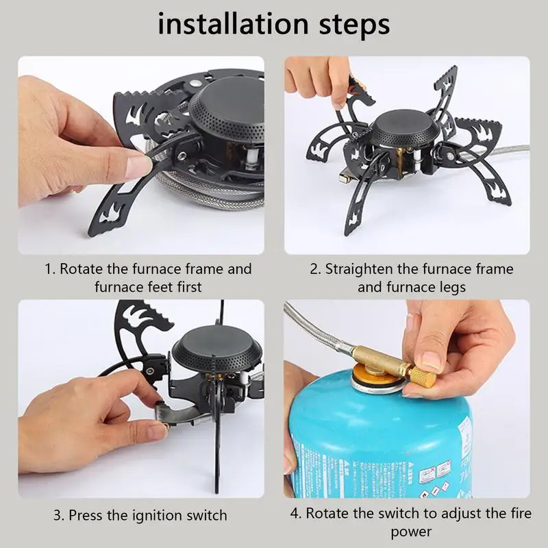 Уличные плиты для пикника устойчивые к высоким температурам складные мини-плиты