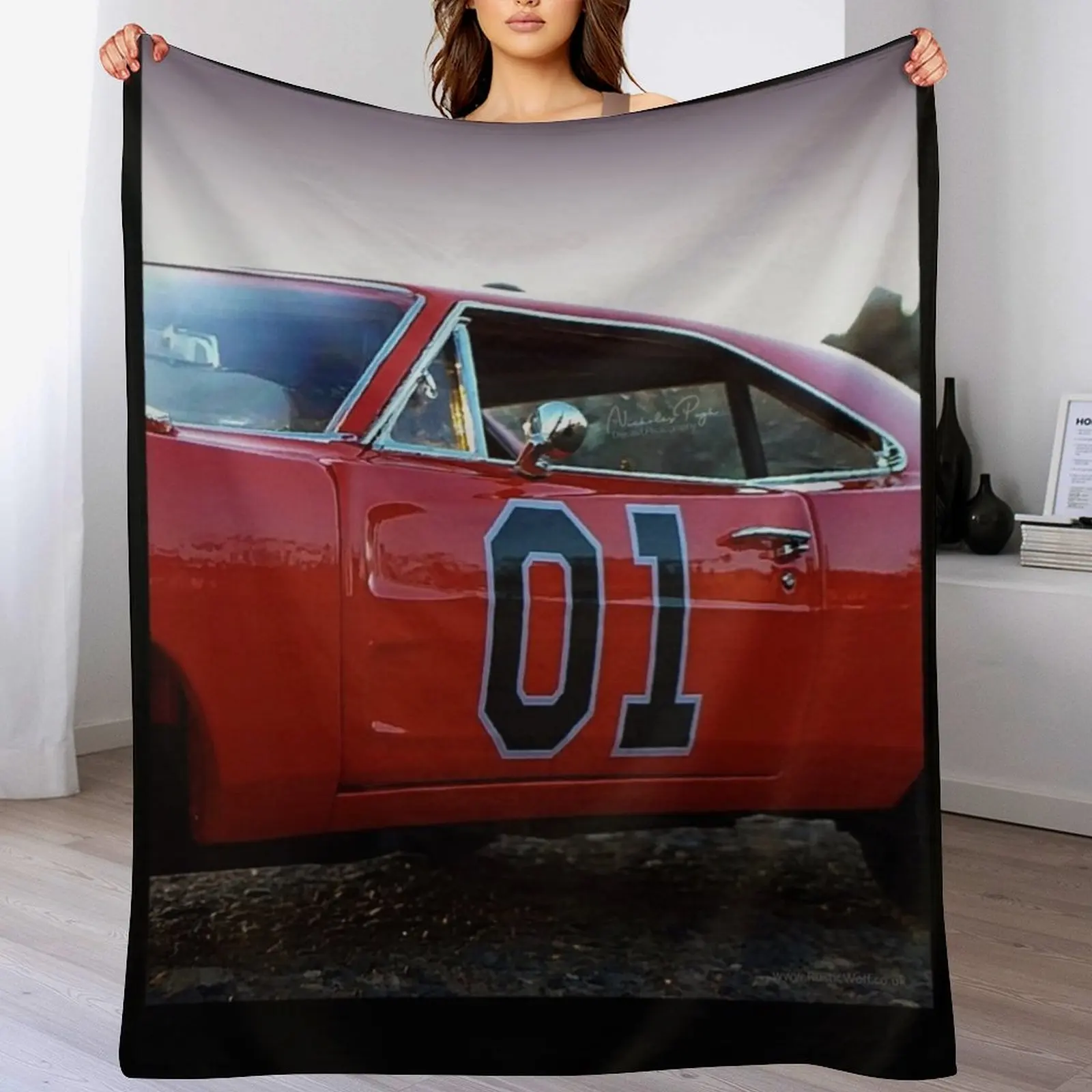 Одеяло с литой под давлением модели General Lee одеяла для украшения диванов и пледы