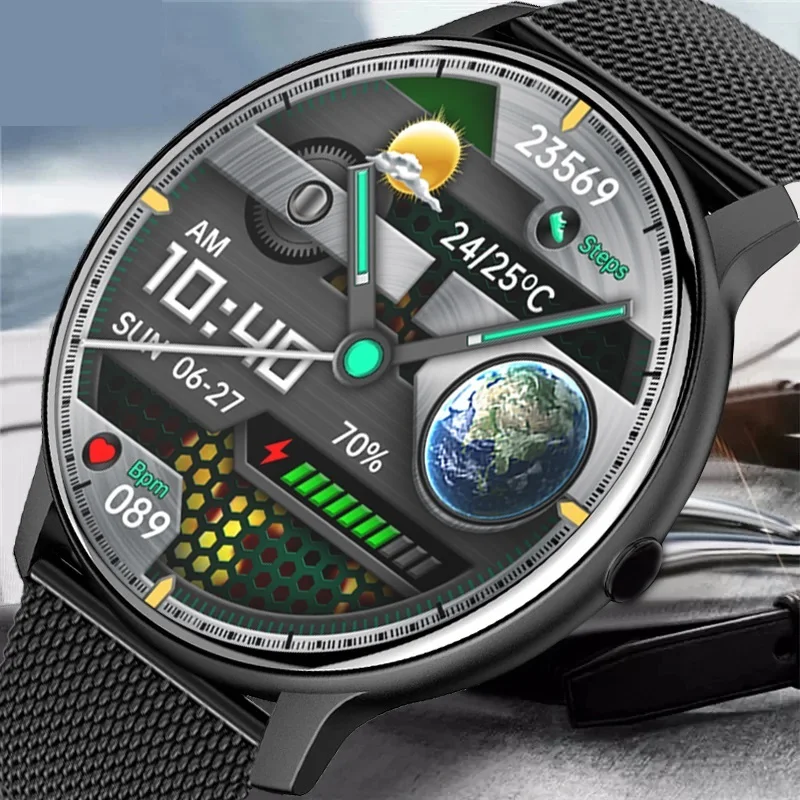 

FOR Bluetooth Call Smart Watch Men Full Touch Screen Sport Fitness Watch IP67 Waterproof Smartwatch Women For Android Ios