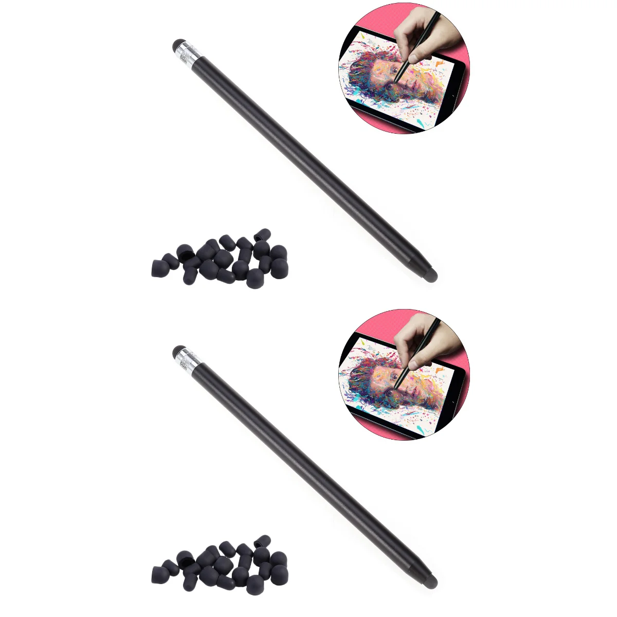 

2 Pack Rubber Tip Stylus Touch Screen Stylus High-precision Pen Smartphones Touch Screen Devices Rubber Tip Stylus