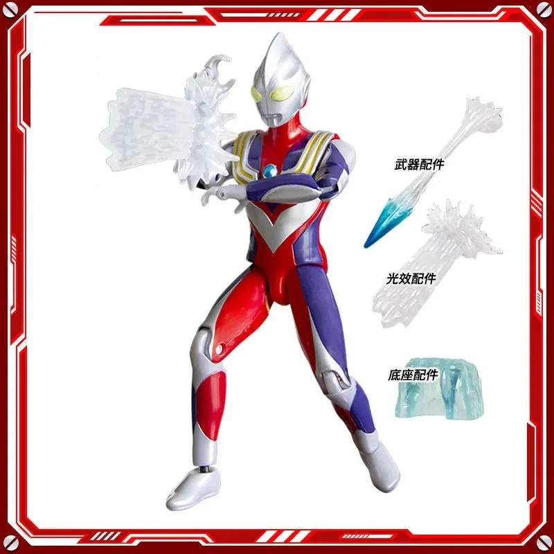 

14 см Ultraman Diga периферийная супер подвижная серия игрушек с оборудованием для мальчиков Детский подарок Сюрприз Коллекционная модель