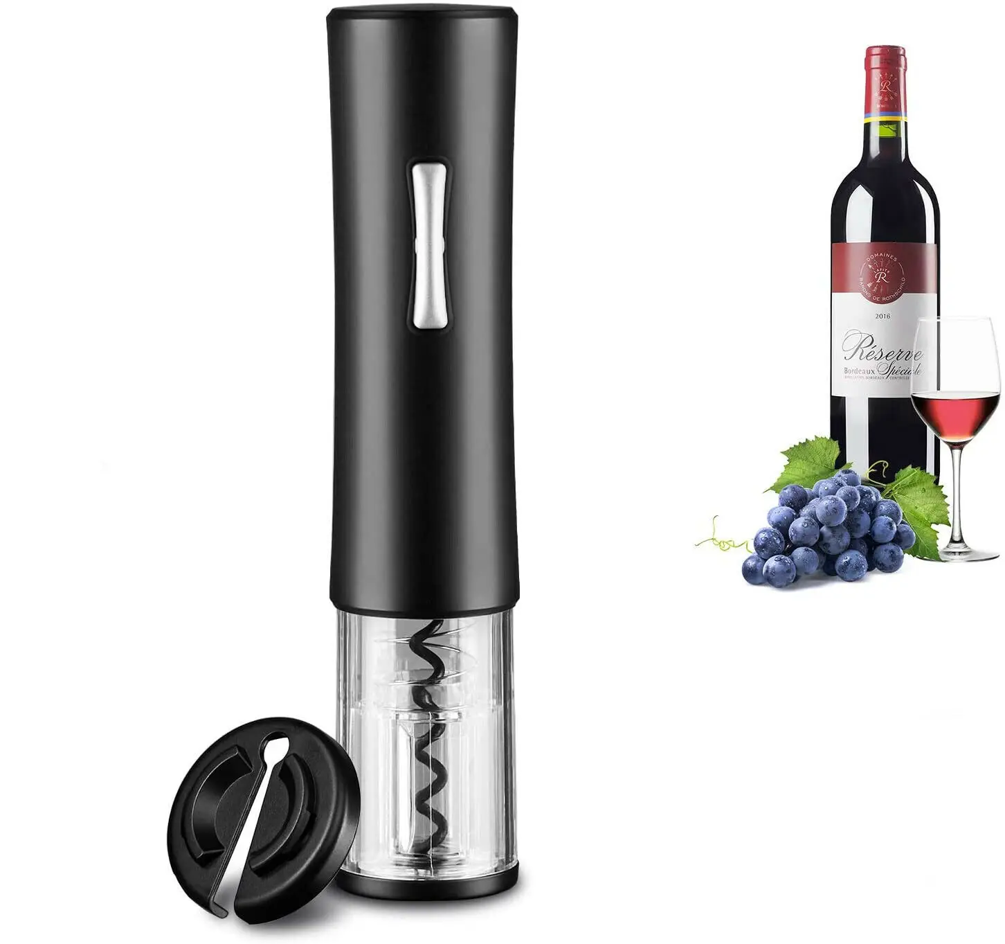 

Wine Bottle Opener Corkscrew Automatic with Foil Cutter