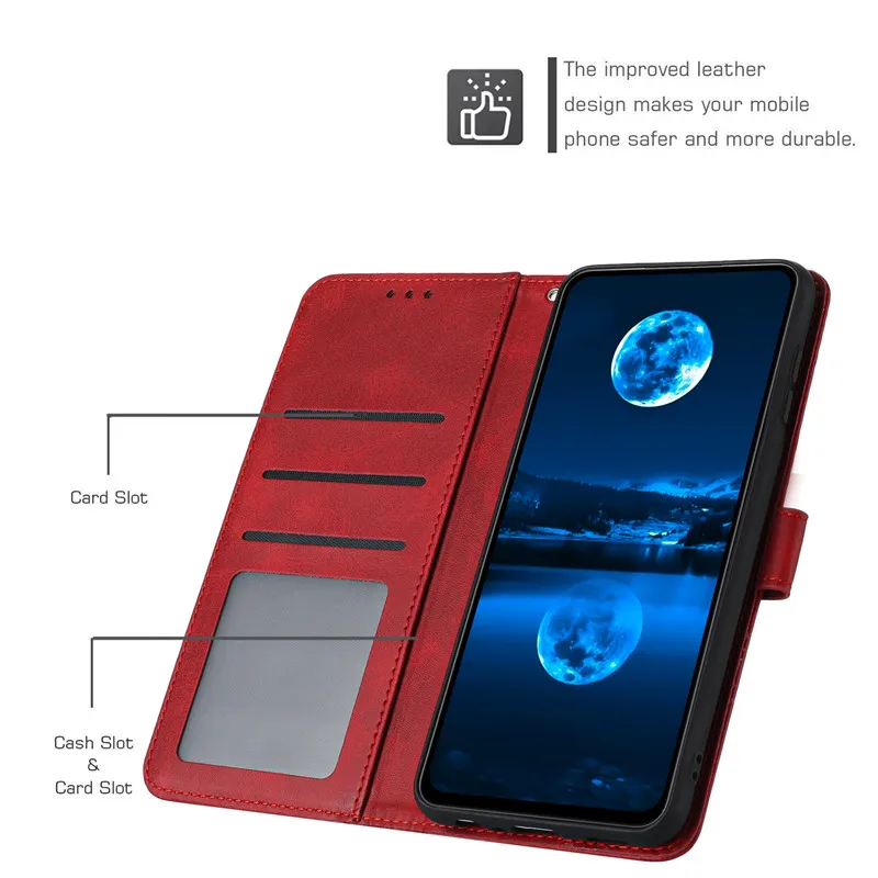 Однотонный чехол из искусственной кожи для Nokia G42 G20 G21 G22 G11 G10 G310 Модный