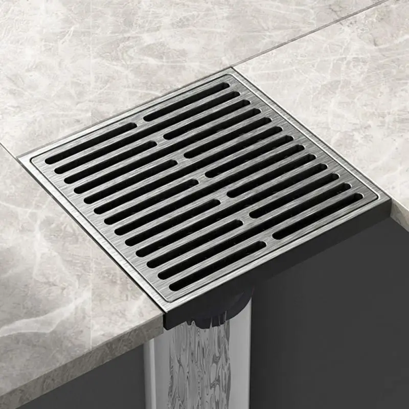 

Напольная сливная полоса, роскошная антизапаховая латунная ловушка для дренажа в стиральную комнату и душевую комнату, крышка для сливного клапана в кухню и ванную комнату