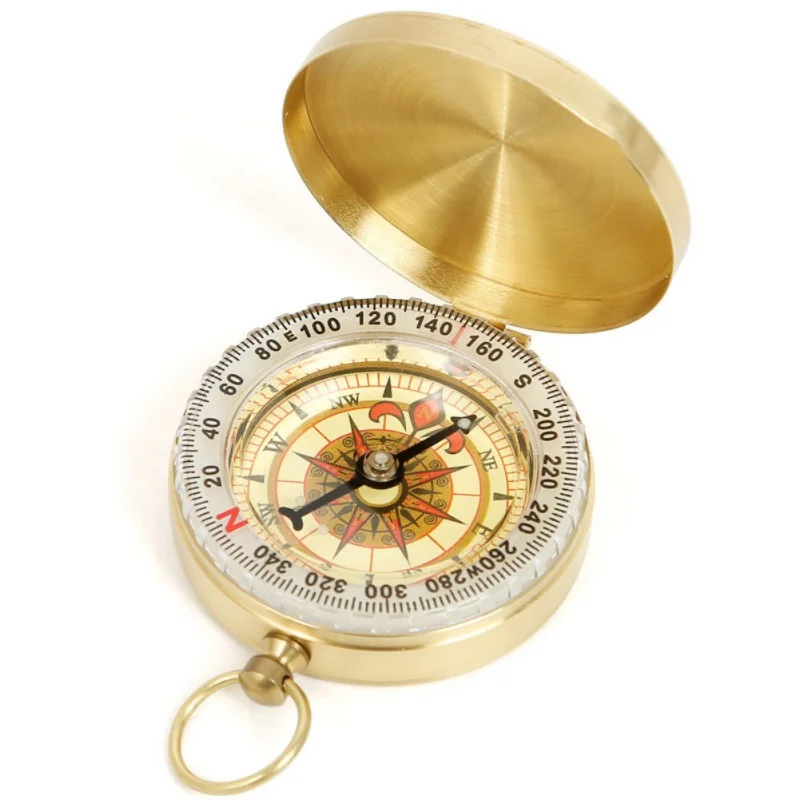 

Новые карманные компасы для кемпинга HikingGold Compass карманные часы Портативный Компас Навигация на открытом воздухе