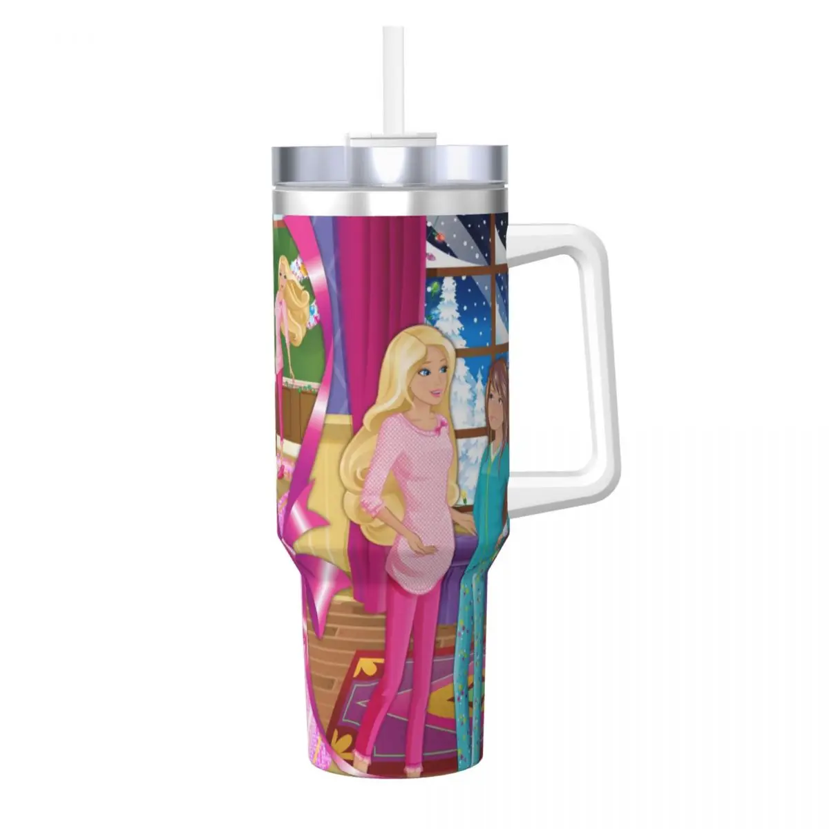 Стакан Барби из нержавеющей стали Идеальные рождественские кружки Чашка с