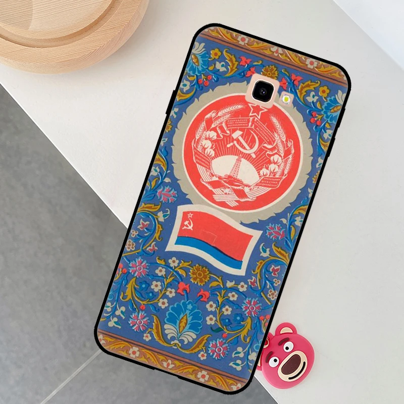 Чехол с российскими флагами и эмблемой для Samsung Galaxy A3 A5 J3 J5 J7 2016 2017 J4 J6 A6 A8 Plus J8 A9 2018