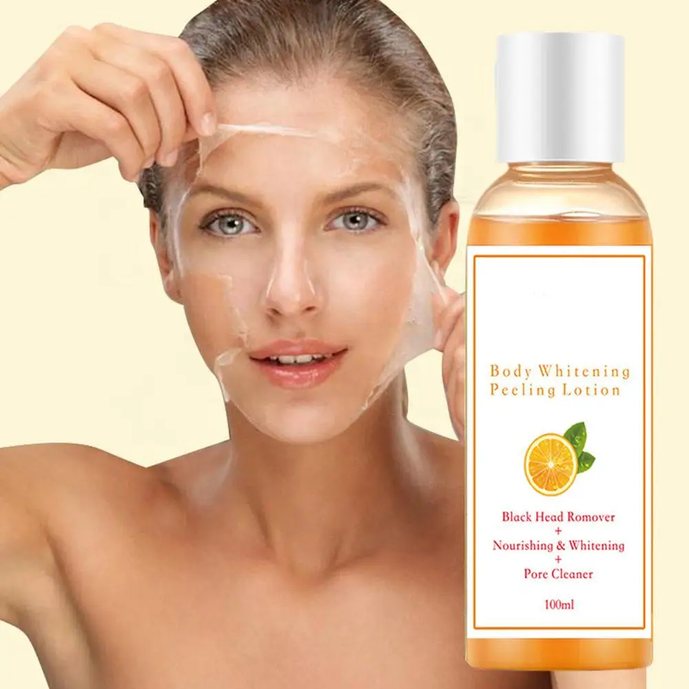 

Effective Orange Yellow Peeling Lotion Oil Bleaching Spot Blackhead Skin Bad Blemishes Skin Dark Retinol Peptide Spots Trea K1W0